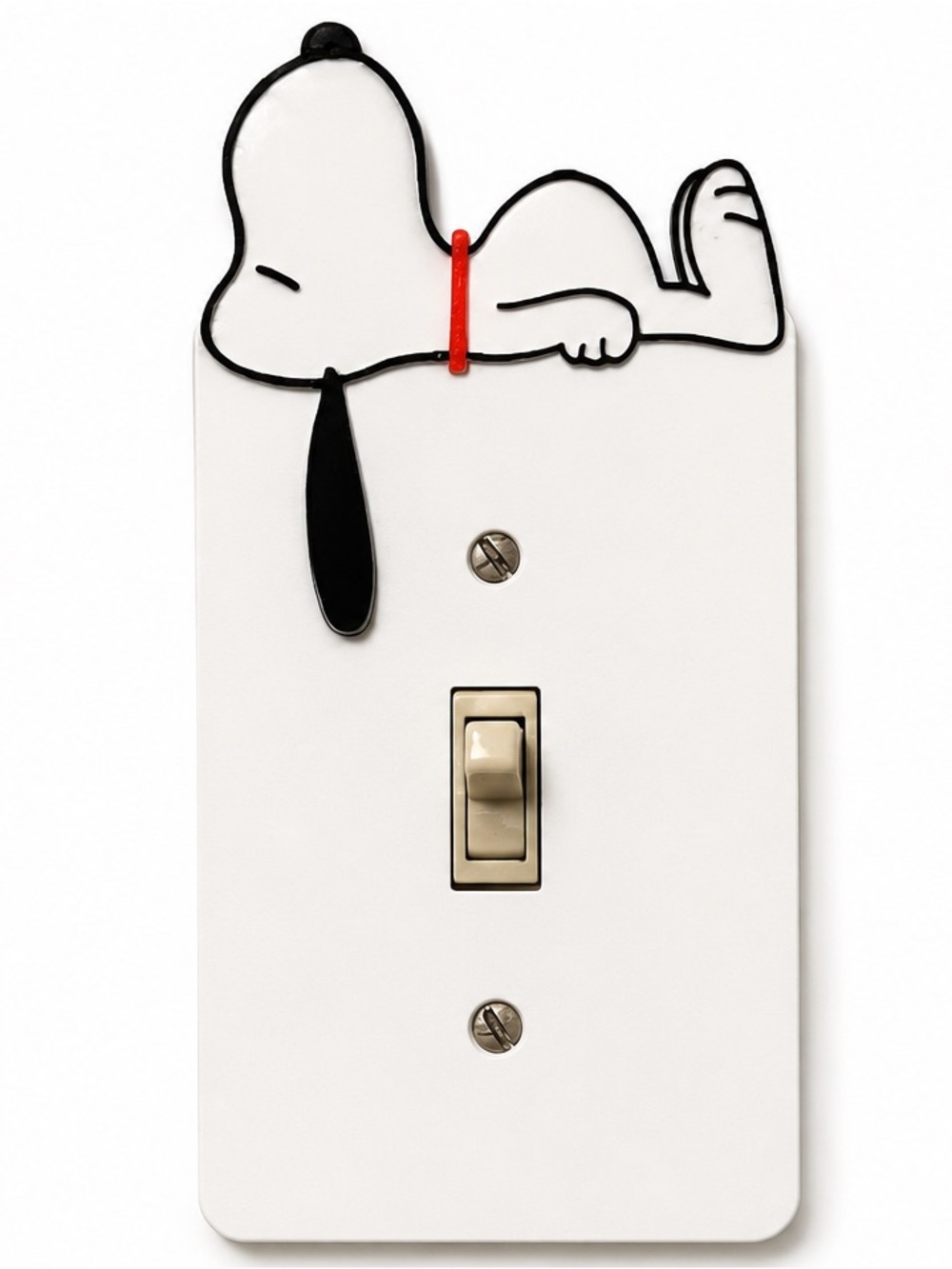 2/$25 Snoopy Light Switch Cover Plate | 3D Printed Decor